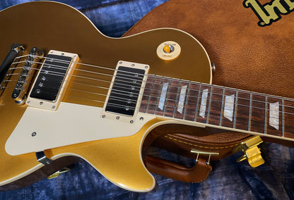 NEW ! 2024 Gibson Les Paul 50's Standard Bizarre Guitar 50th Anniversary Limited Edition All Gold Top, Back & Neck - Upgraded 57 Classic Pick-Ups - Speed Knobs - Titanium Saddles - Authorized Dealer - G03508 - 10.9lbs!