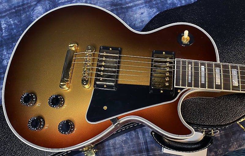 NEW! 2024 Gibson Custom Shop Les Paul Custom Dealer Select - Authorized Dealer - Viceroy Goldburst - Super RARE! 9.85lbs - G03