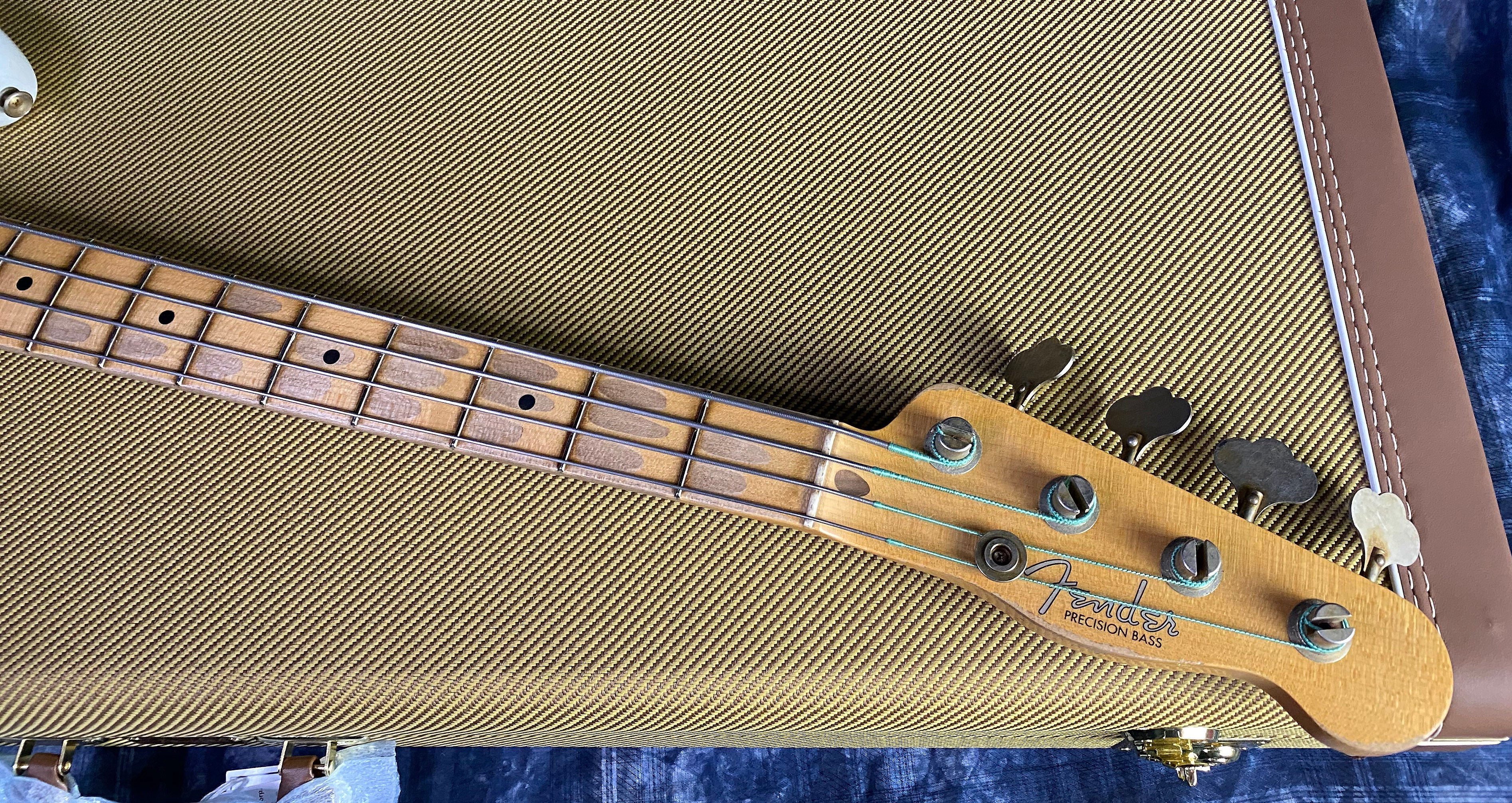 NEW! 2024 Fender Custom Shop '55 Precision Bass Relic - Authorized Dealer - Olympic White - 9lbs - G03046