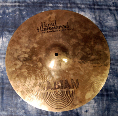 Sabian 16" Hand Hammered HH Medium Crash Cymbal Authorized Dealer