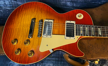 NEW! 2024 Gibson Custom Shop 1959 Les Paul Standard VOS - Sunrise Teaburst - Hand-Picked Top - Dealer Select - 9 lbs - Authorized Dealer - G03851