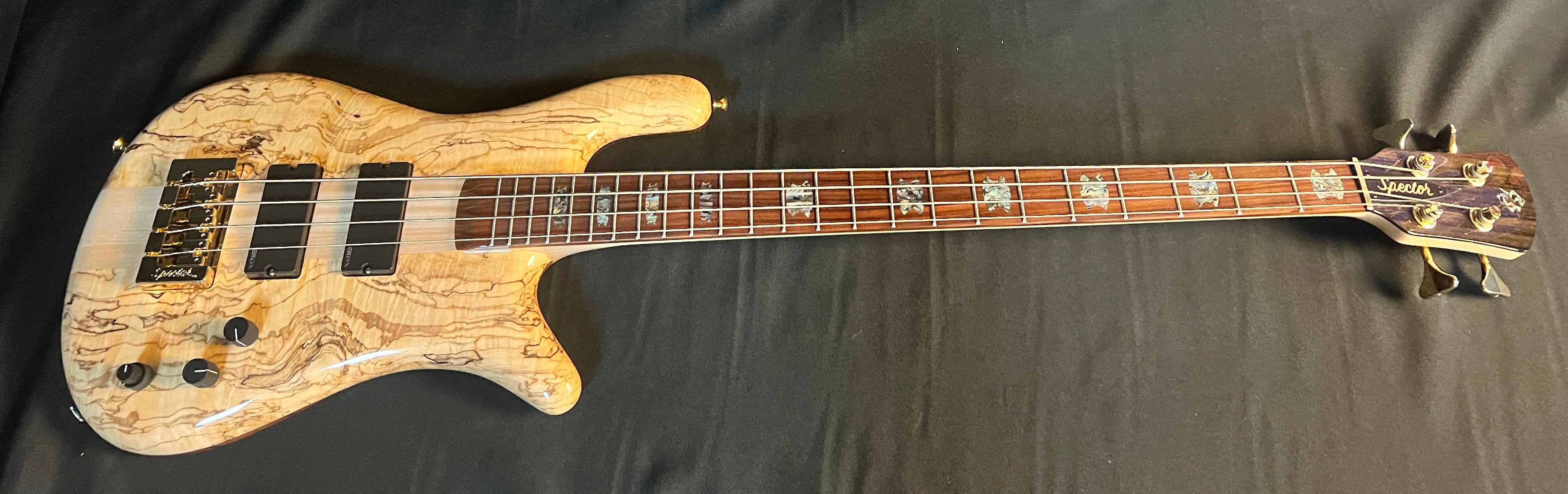 Spector NS-4 - USA Custom Shop - Spalted Maple - Authorized Dealer