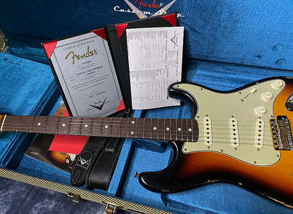 NEW! 2024 Fender Custom Shop '59 Reissue Stratocaster Brazilian Board - AAAA Flamed Roasted Neck - Relic - Masterbuilt Todd Krause - Authorized Dealer - 7.4 lbs - G03995