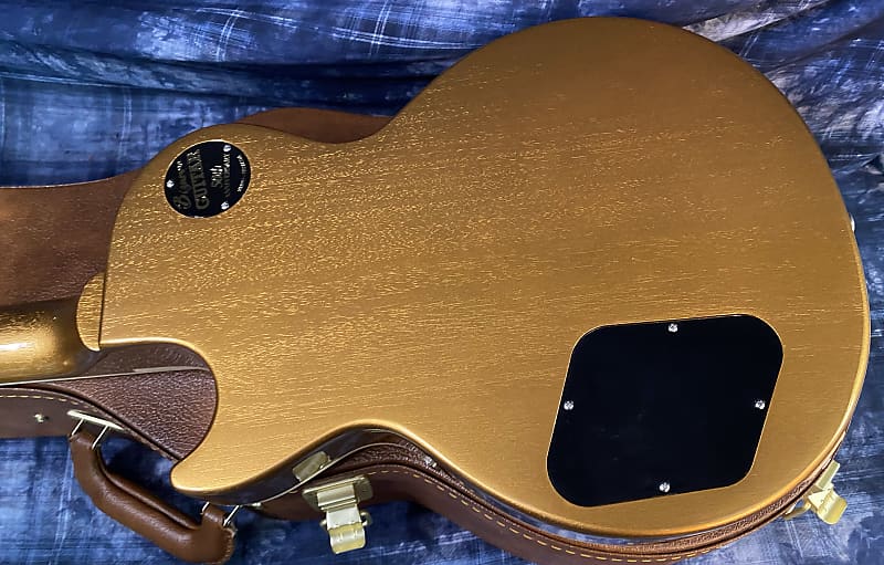 NEW ! 2024 Gibson Les Paul 50's Standard Bizarre Guitar 50th Anniversary Limited Edition All Gold Top, Back & Neck - Upgraded 57 Classic Pick-Ups - Speed Knobs - Titanium Saddles - Authorized Dealer - G03788 - 9.25 lbs