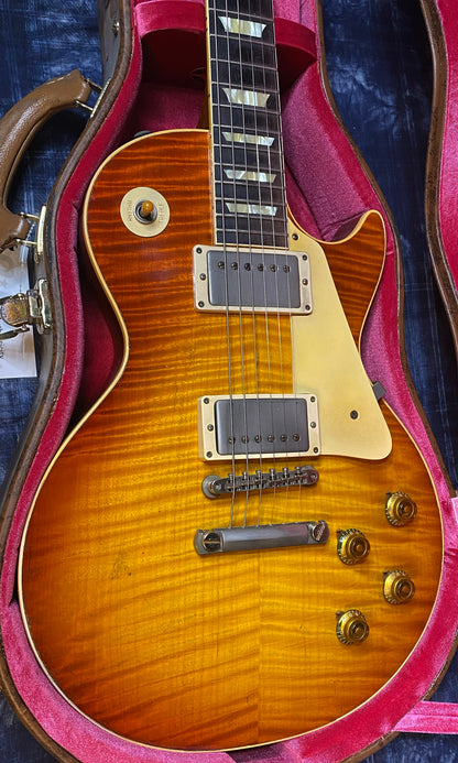 NEW! 2023 Gibson Custom Shop Murphy Lab Limited Edition '59 Les Paul Standard Reissue - Brazilian Rosewood Fretboard - Tom's Tea - Absolute Killer Top! Authorized Dealer - 8.35 lbs - TA