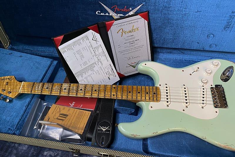 BRAND NEW! 2024 Fender Custom Shop Master Built Todd Krause MBTK - 57 Heavy Relic Stratocaster - Authorized Dealer - Only 6.9lbs - G03996