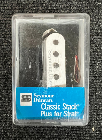 Seymour Duncan STK-S4b Classic Stack Strat Bridge Pickup - White - Authorized Dealer