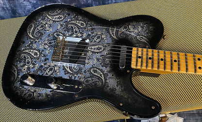 NEW! 2024 Fender Custom Shop '68 Reissue Telecaster Relic Limited Edition - Black Paisley - Authorized Dealer - 7.5 lbs - G04097