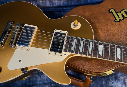 NEW ! 2024 Gibson Les Paul 50's Standard Bizarre Guitar 50th Anniversary Limited Edition All Gold Top, Back & Neck - Upgraded 57 Classic Pick-Ups - Speed Knobs - Titanium Saddles - Authorized Dealer - G03773 - 9 lbs