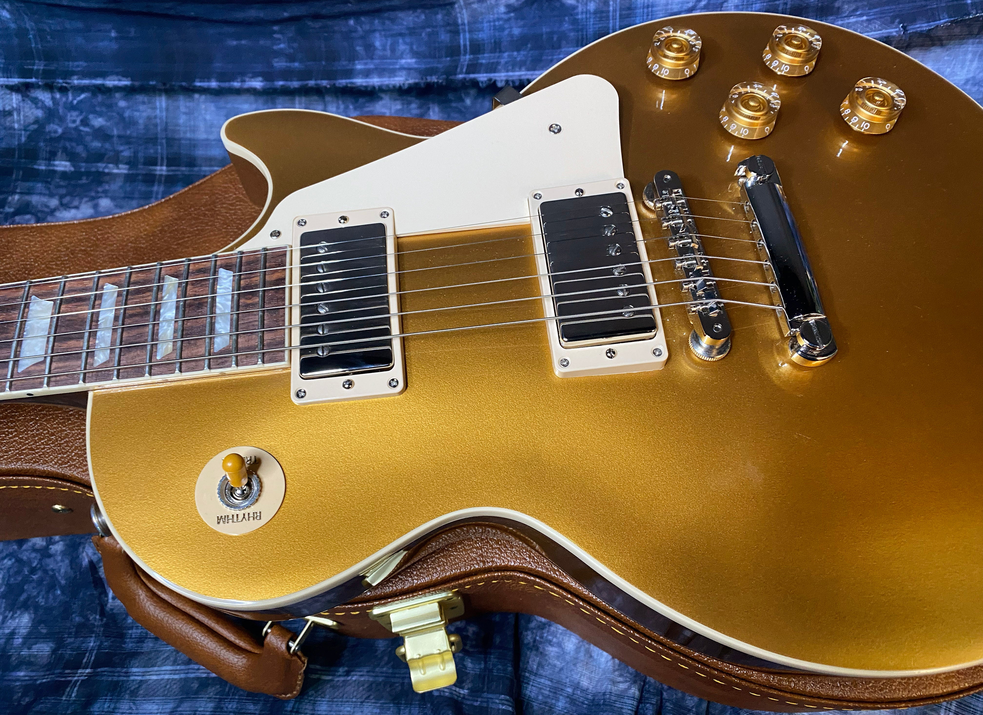 NEW ! 2024 Gibson Les Paul 50's Standard Bizarre Guitar 50th Anniversary Limited Edition All Gold Top, Back & Neck - Upgraded 57 Classic Pick-Ups - Speed Knobs - Titanium Saddles - Authorized Dealer - G03508 - 10.9lbs!