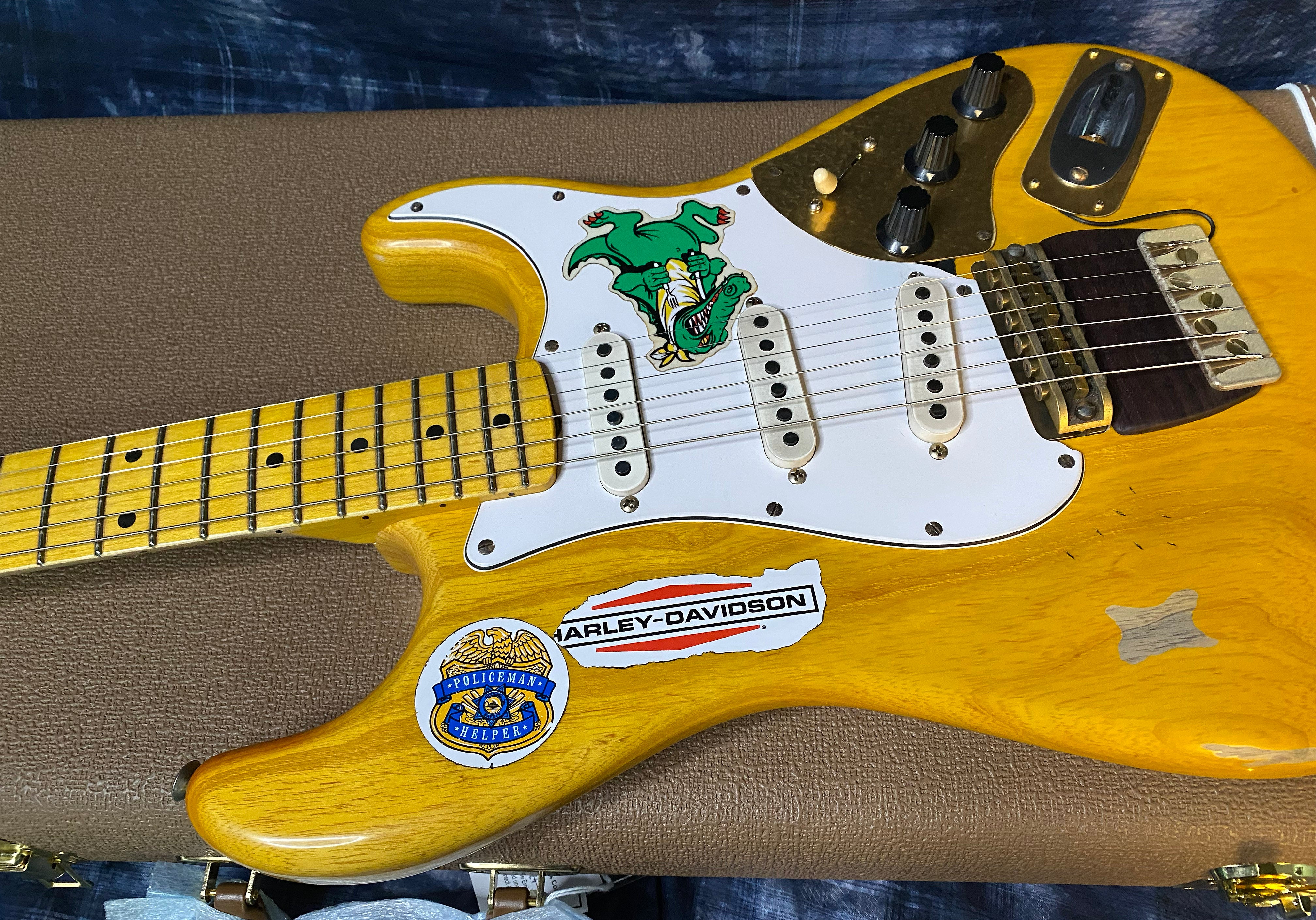 NEW ! 2024 Limited Edition Masterbuilt Austin MacNutt Jerry Garcia Alligator Stratocaster - Authorized Dealer - In-Stock! SOLD OUT EVERYWHERE! Don't Miss This ONE! RARE!!! 7.6lbs