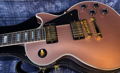 BRAND NEW! 2024 Gibson Dealer Select Custom Shop Les Paul Custom - Rose Gold Authorized Dealer - 10.4 lbs! - G03467