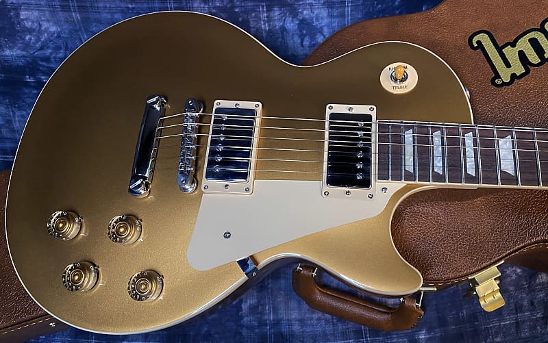 NEW ! 2024 Gibson Les Paul 50's Standard Bizarre Guitar 50th Anniversary Limited Edition All Gold Top, Back & Neck - Upgraded 57 Classic Pick-Ups - Speed Knobs - Titanium Saddles - Authorized Dealer - G03807 - Only 9.1 lbs!