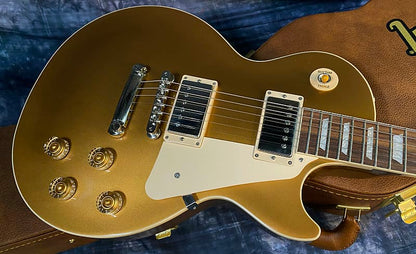 NEW ! 2024 Gibson Les Paul 50's Standard Bizarre Guitar 50th Anniversary Limited Edition All Gold Top, Back & Neck - Upgraded 57 Classic Pick-Ups - Speed Knobs - Titanium Saddles - Authorized Dealer - G03812 - 9.5 lbs