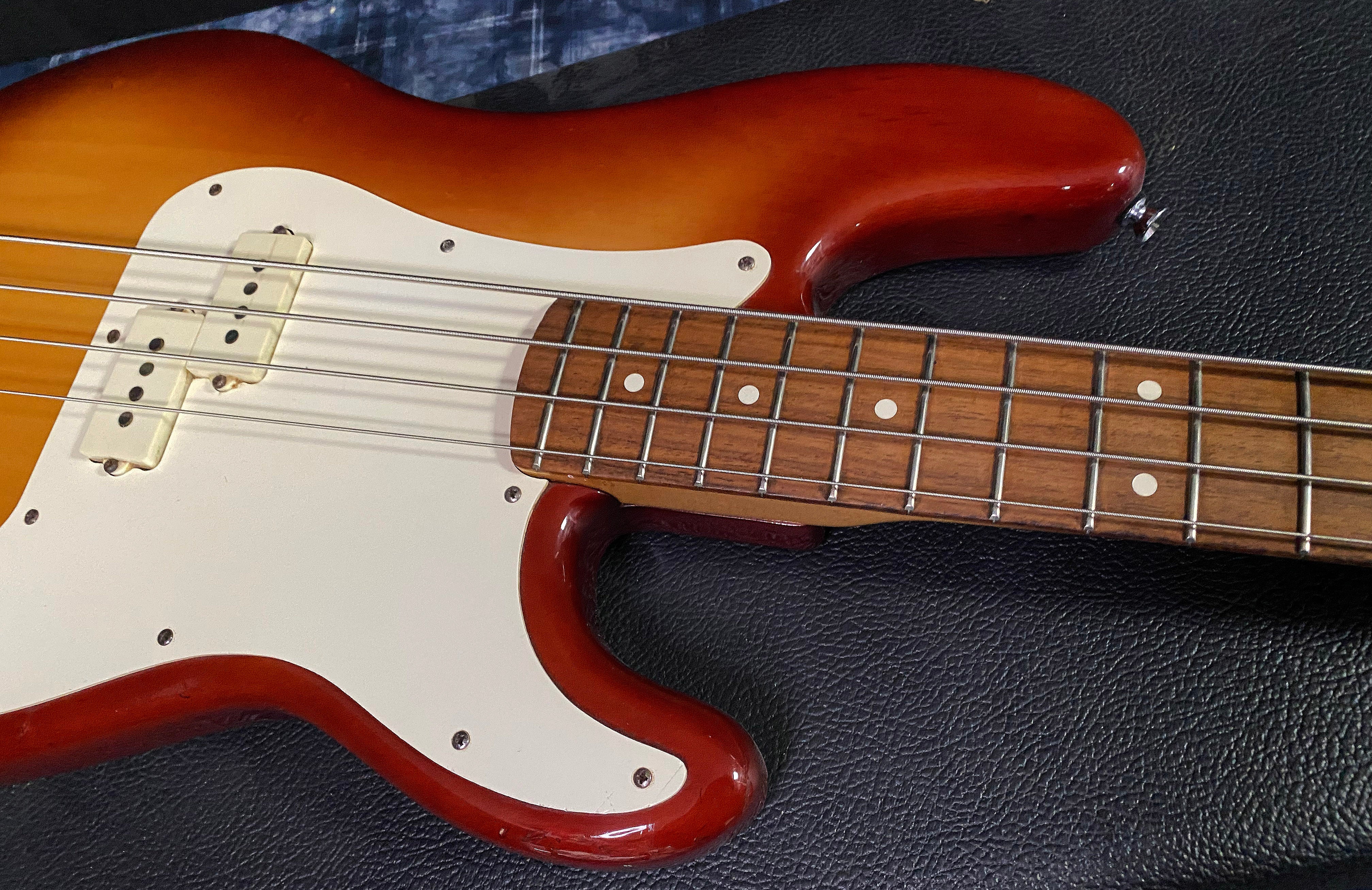 1983 Fender USA Precision Bass - Sienna Sunburst - Only 8.1lbs! Hardshell Case - From Our Vault!