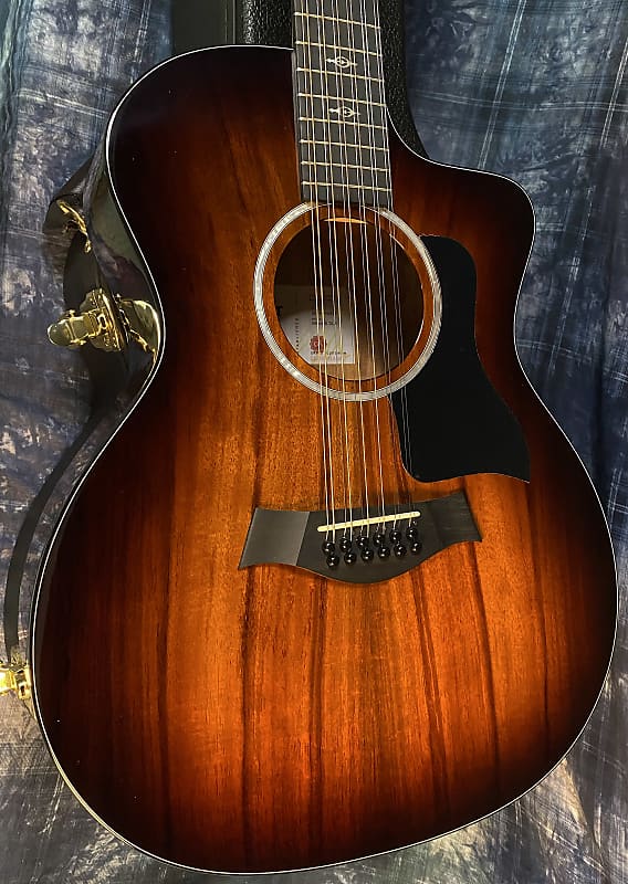 NEW ! 2024 Taylor 264ce-K DLX Grand Auditorium 12-string Acoustic-Electric Guitar - Shaded Edge Burst - Authorized Dealer - 5.1lbs - G03736