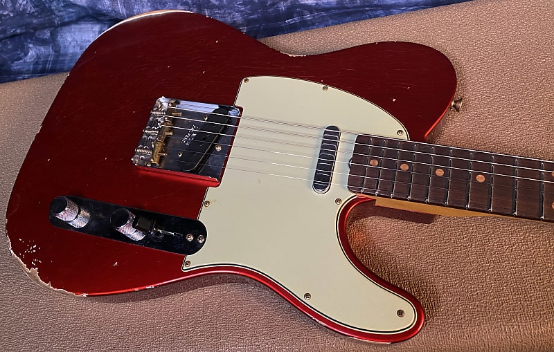 NEW 2024 Fender Custom Shop 61 Reissue Telecaster Relic Candy Apple Red Limited Edition - Authorized Dealer - 7.3lbs - G03930