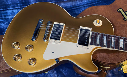 NEW ! 2024 Gibson Les Paul 50's Standard Bizarre Guitar 50th Anniversary Limited Edition All Gold Top, Back & Neck - Upgraded 57 Classic Pick-Ups - Speed Knobs - Titanium Saddles - Authorized Dealer - G03512 - Only 9.4 lbs!