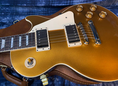 NEW ! 2024 Gibson Les Paul 50's Standard Bizarre Guitar 50th Anniversary Limited Edition All Gold Top, Back & Neck - Upgraded 57 Classic Pick-Ups - Speed Knobs - Titanium Saddles - Authorized Dealer - G03499 - 9.9 lbs