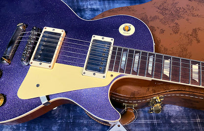 NEW! 2024 Gibson Custom Shop Dealer Select Murphy Lab '57 Les Paul - Purple Sparkle Ultra Light Aged - Authorized Dealer - 8.5 lbs - G04215