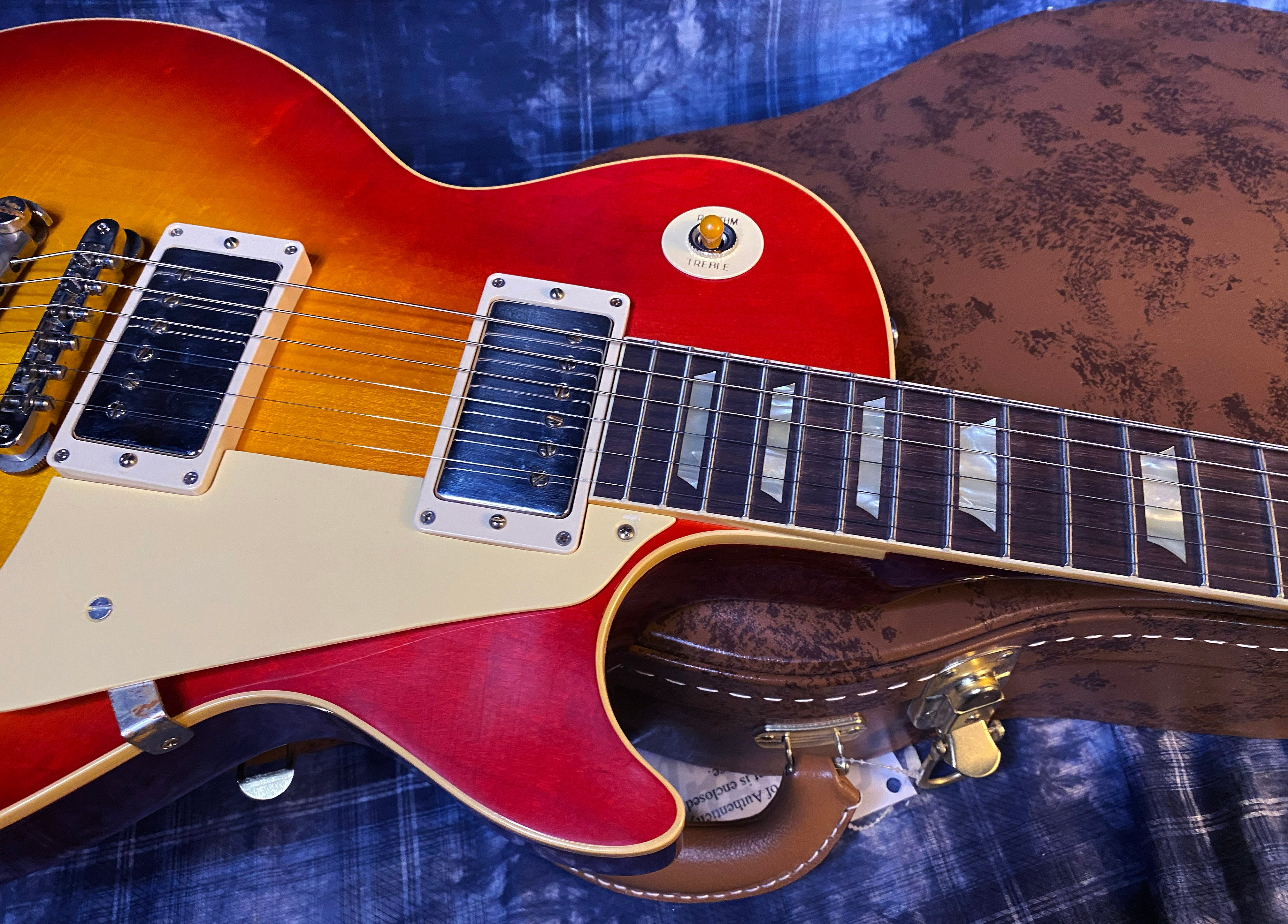 NEW ! 2024 Gibson Custom Shop '58 Les Paul Standard Washed Cherry - Murphy Lab - Ultra Light Aged - Authorized Dealer - 8.9 lbs - G03317