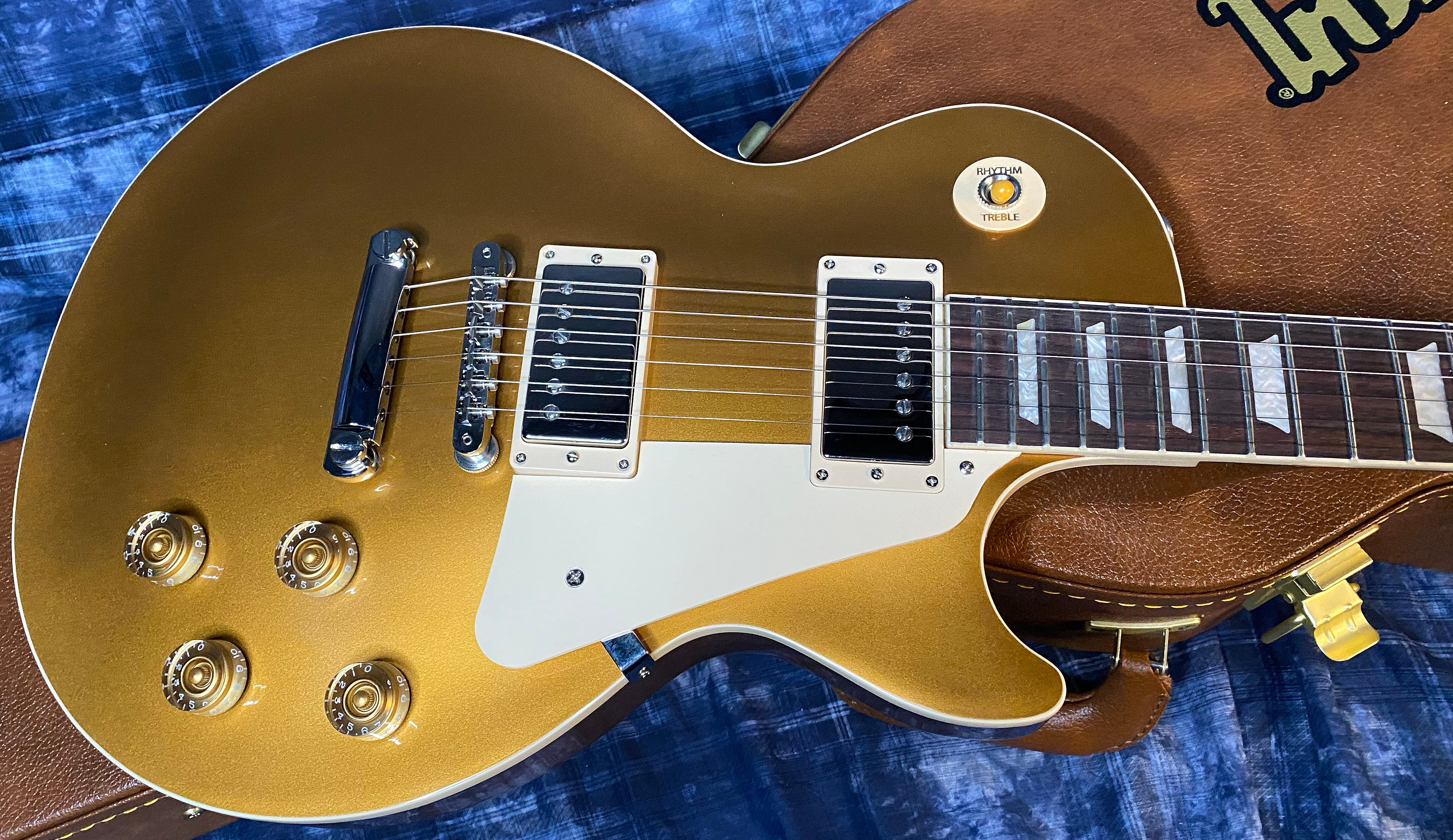 NEW ! 2024 Gibson Les Paul 50's Standard Bizarre Guitar 50th Anniversary Limited Edition All Gold Top, Back & Neck - Upgraded 57 Classic Pick-Ups - Speed Knobs - Titanium Saddles - Authorized Dealer - G03518 - 10.4lbs!