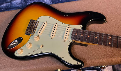 NEW ! 2024 Fender Custom Shop Limited Edition 1960 Stratocaster Journeyman Relic - Aged Olympic White AAA Rosewood Board - Authorized Dealer - 7.7lbs - G03934