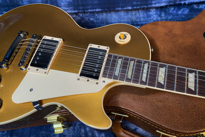 NEW ! 2024 Gibson Les Paul 50's Standard Bizarre Guitar 50th Anniversary Limited Edition All Gold Top, Back & Neck - Upgraded 57 Classic Pick-Ups - Speed Knobs - Titanium Saddles - Authorized Dealer - G03497 - Only 9.2 lbs