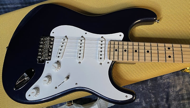 NEW ! 2024 Fender Custom Shop Eric Clapton Stratocaster - Midnight Blue - 8.1lbs - Authorized Dealer - G03634