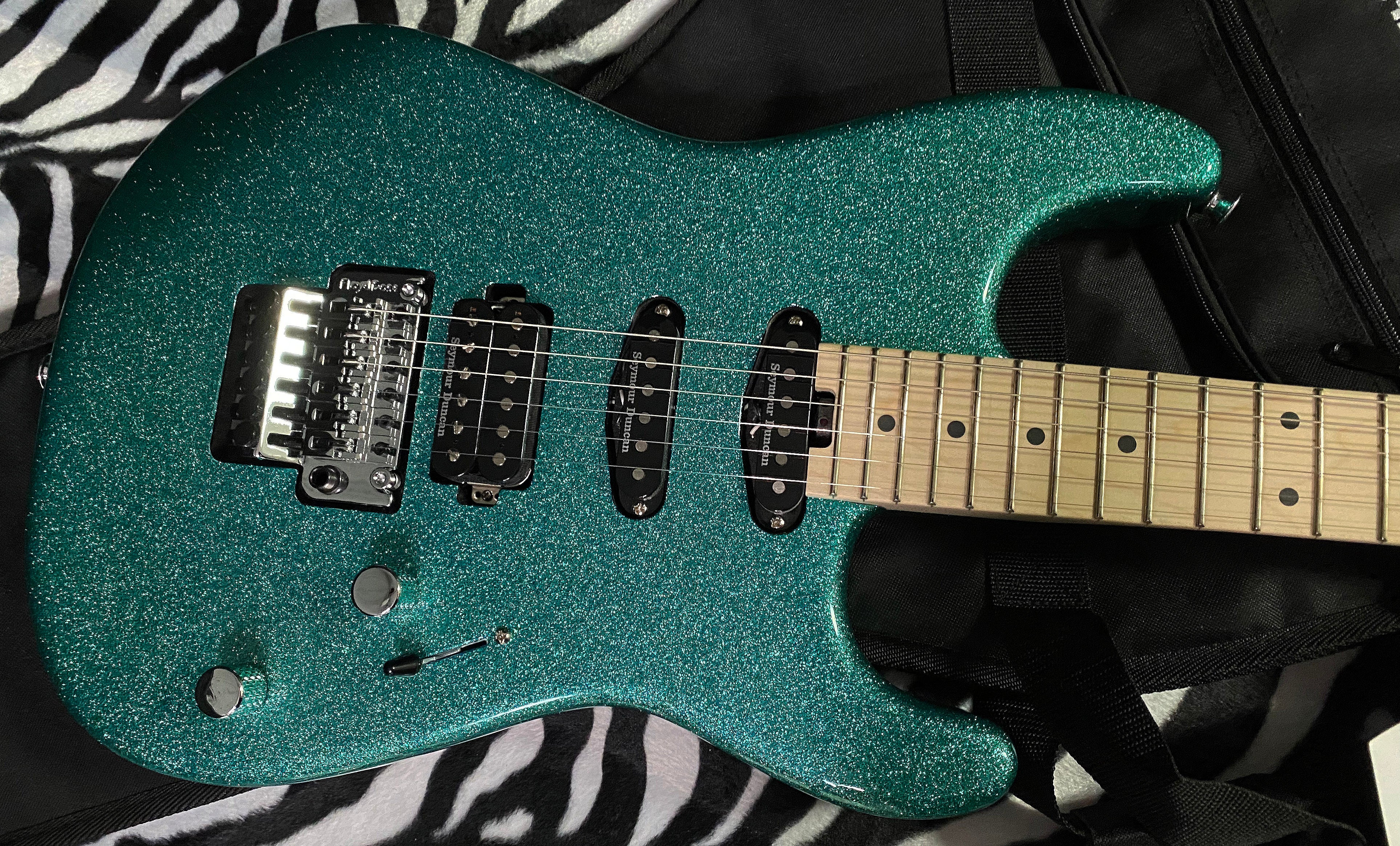 NEW! 2023 Pro-Mod San Dimas Style 1 HSS FR M Limited Edition - Aqua Flake - Authorized Dealer - In-Stock! G01192 - 8.5lbs