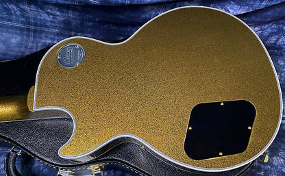 NEW ! 2024 Gibson Special Order Custom Shop Les Paul Custom Dealer Select - Gold Sparkle - Authorized Dealer - 10.4 lbs - G03869