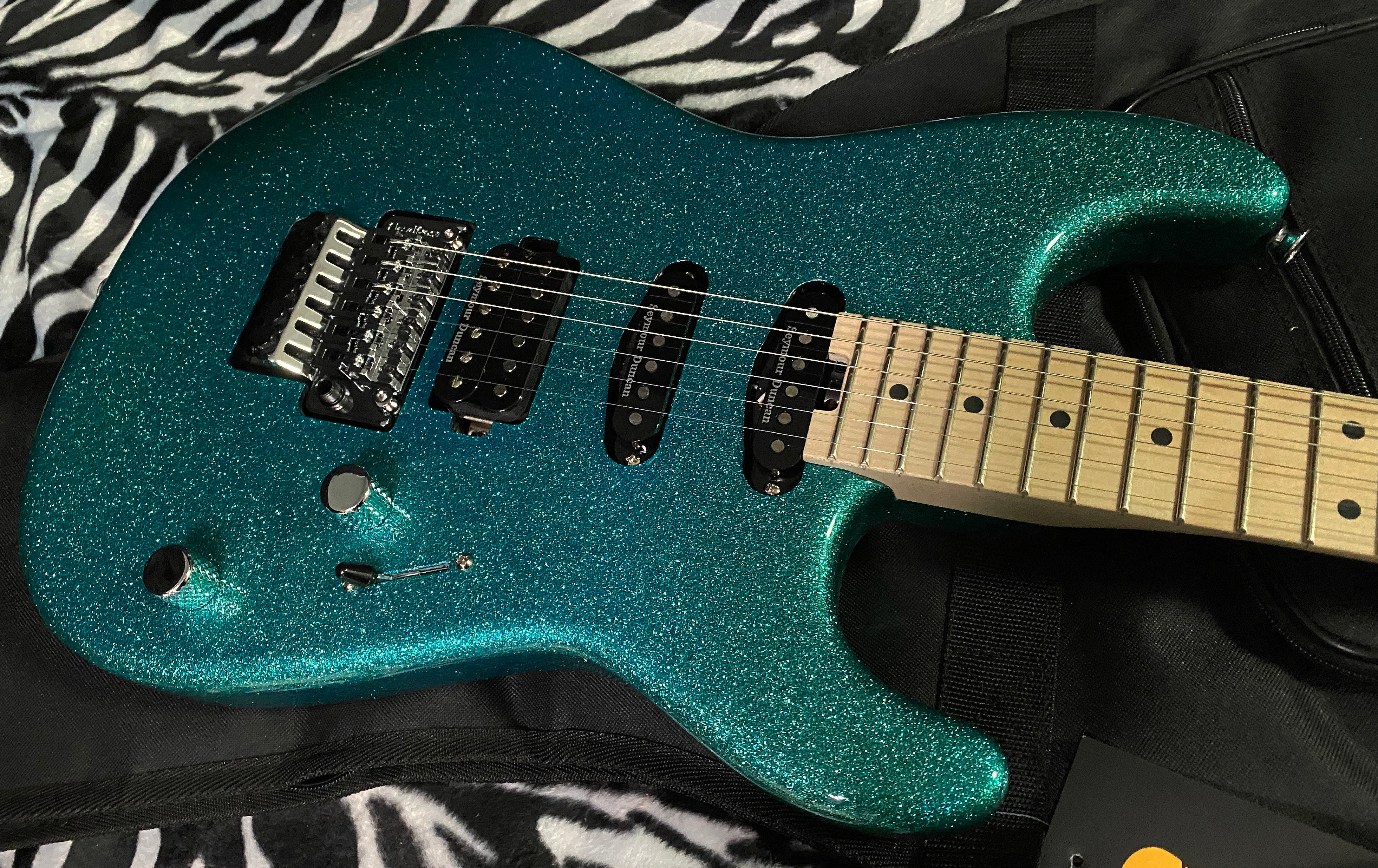 OPEN BOX 2023 Pro-Mod San Dimas Style 1 HSS FR M Limited Edition - Aqua Flake - Authorized Dealer - In-Stock! 8.2lbs - G01193 - SAVE BIG!