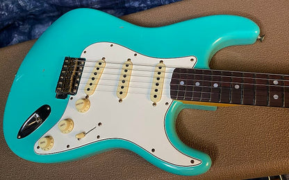 NEW! 2024 Fender Custom Shop S24 LTD L-Series ‘64 Stratocaster Journeyman - Aged Sea Foam Green - Authorized Dealer - 7.8lbs - G03921