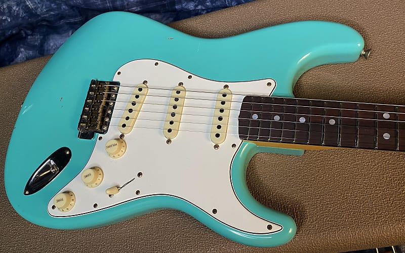 NEW! 2024 Fender Custom Shop S24 LTD L-Series ‘64 Stratocaster Journeyman - Aged Sea Foam Green - Authorized Dealer - 7.8lbs - G03921