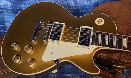 NEW ! 2024 Gibson Les Paul 50's Standard Bizarre Guitar 50th Anniversary Limited Edition All Gold Top, Back & Neck - Upgraded 57 Classic Pick-Ups - Speed Knobs - Titanium Saddles - Authorized Dealer - G03779 - 9.5 lbs!