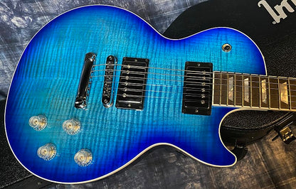 NEW ! 2024 Gibson Les Paul Modern Figured - Cobalt Burst - Beautiful Flame Top! Authorized Dealer - Only 8.25 lbs - G04121