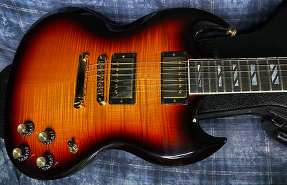 BRAND NEW ! 2024 Gibson SG Supreme - Fireburst (Dark Fireburst)- Super Fine Killer Flame Top! Only 7.55 lbs - Authorized Dealer - G03803