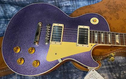 NEW! 2024 Gibson Custom Shop Dealer Select Murphy Lab '57 Les Paul - Purple Sparkle Ultra Light Aged - Authorized Dealer - 8.5 lbs - G04215