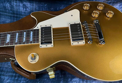 NEW ! 2024 Gibson Les Paul 50's Standard Bizarre Guitar 50th Anniversary Limited Edition All Gold Top, Back & Neck - Upgraded 57 Classic Pick-Ups - Speed Knobs - Titanium Saddles - Authorized Dealer - G03771 - 10.1 lbs