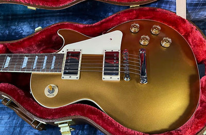 NEW ! 2024 Gibson Les Paul 50's Standard Bizarre Guitar 50th Anniversary Limited Edition All Gold Top, Back & Neck - Upgraded 57 Classic Pick-Ups - Speed Knobs - Titanium Saddles - Authorized Dealer - G03805 - Only 8.8 lbs!