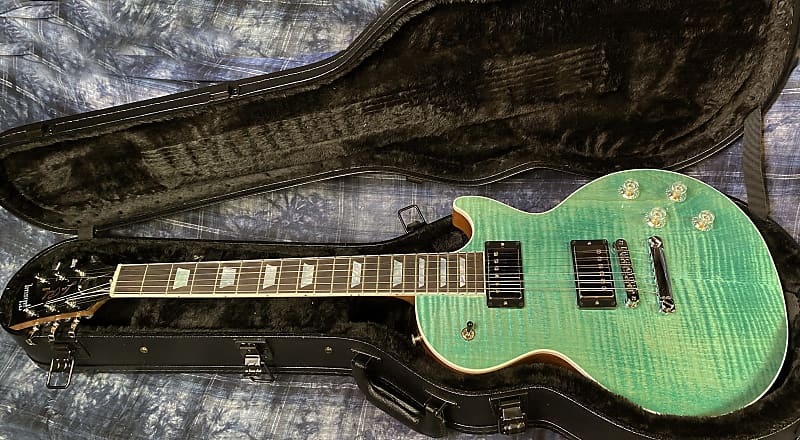 NEW! 2024 Gibson Les Paul Modern Figured - Seafoam Green - Authorized Dealer - 8.6 lbs -G03801