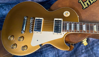 NEW ! 2024 Gibson Les Paul 50's Standard Bizarre Guitar 50th Anniversary Limited Edition All Gold Top, Back & Neck - Upgraded 57 Classic Pick-Ups - Speed Knobs - Titanium Saddles - Authorized Dealer - G03809 - Only 9.25 lbs!