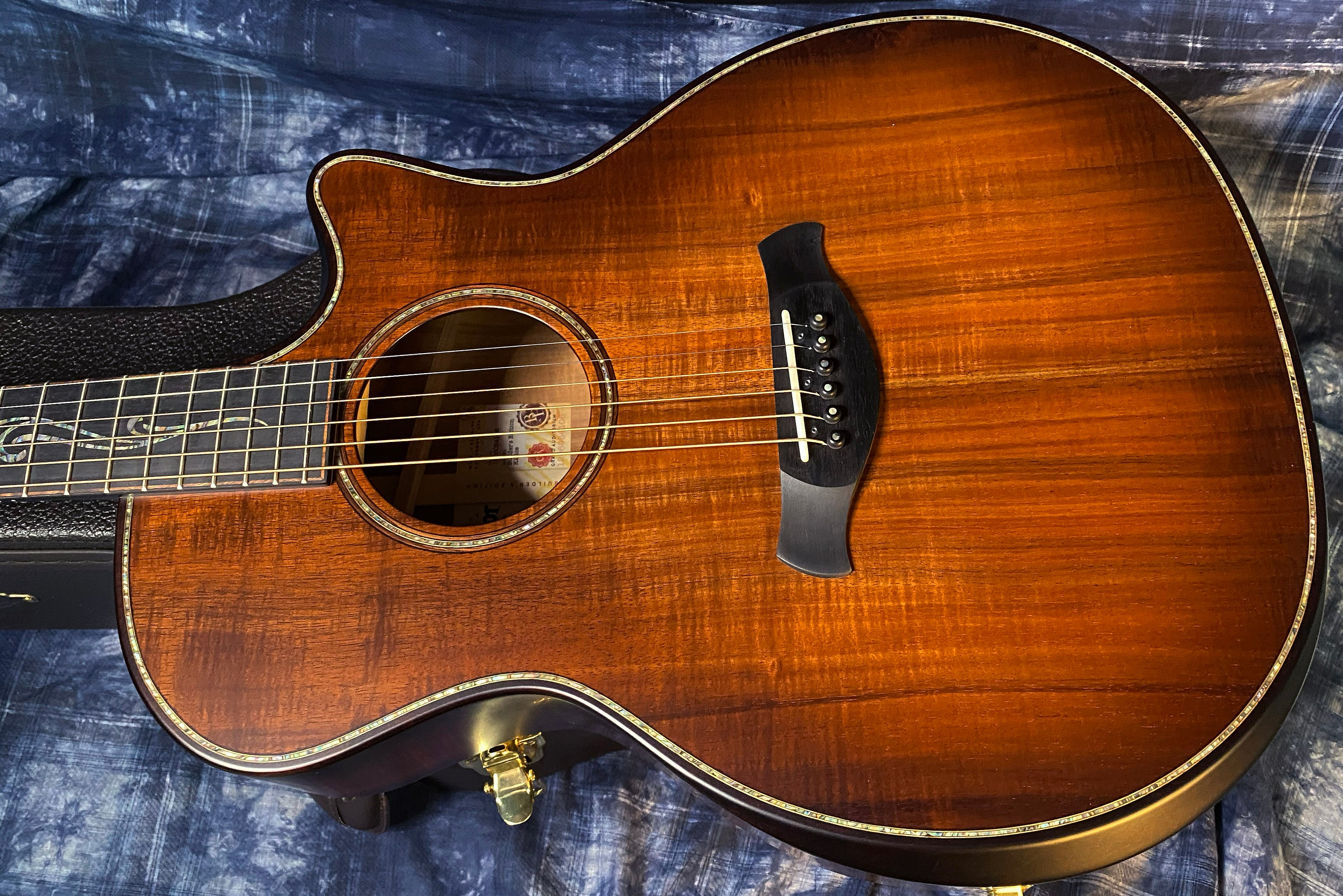 NEW! 2024 Taylor Builder's Edition K24ce Koa Top Back Sides V-Class - Authorized Dealer - 4.75lbs - G03246