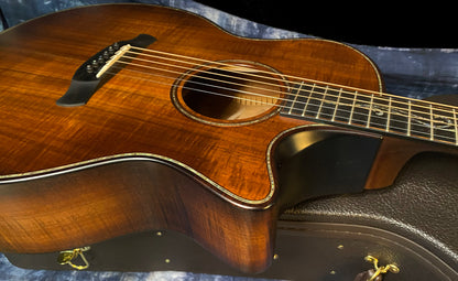 NEW! 2024 Taylor Builder's Edition K24ce Koa Top Back Sides V-Class - Authorized Dealer - 4.75lbs - G03246