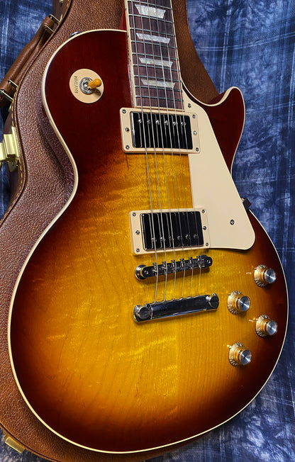 NEW! 2024 Gibson Les Paul 60's Standard Iced Tea - Authorized Dealer - Subtle Flame Maple Top - 9.8 lbs - G03481