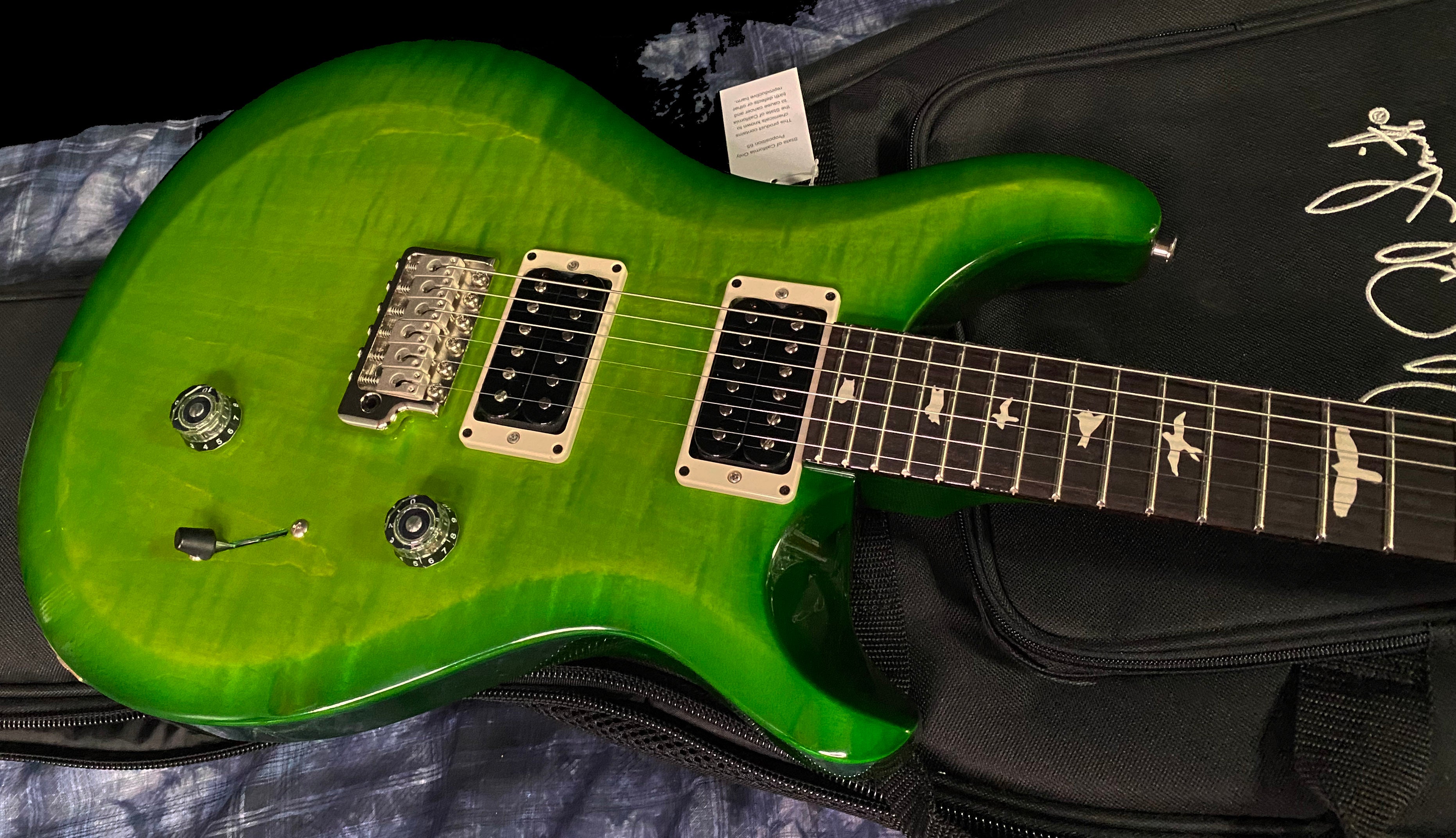 OPEN BOX! 2023 PRS S2 Custom 24  Eriza Verde 7.6lbs Authorized Dealer! In Stock Ready to Ship! SAVE!