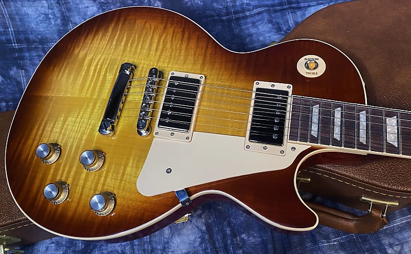 NEW! 2024 Gibson Les Paul 60's Standard Iced Tea - Authorized Dealer - Great Flame Maple Top - 9.6 lbs - G04133