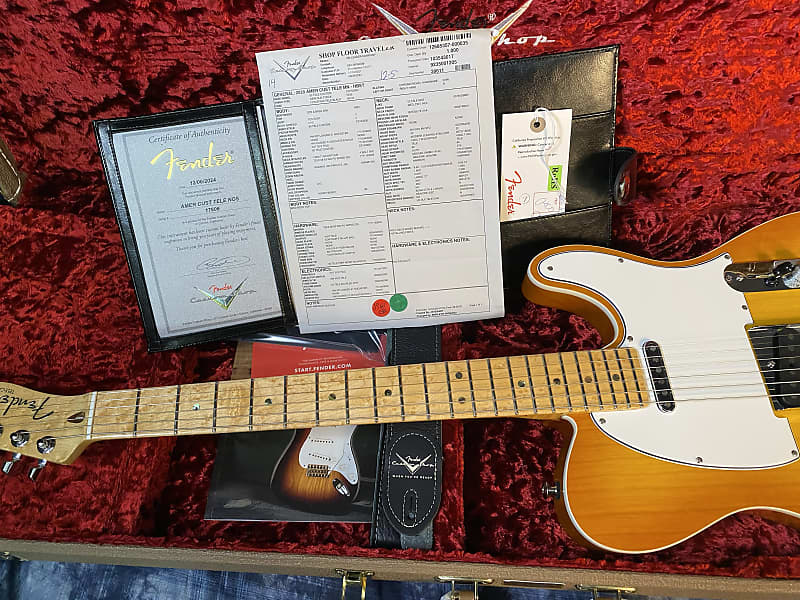 NEW! 2024 Fender Custom Shop American Classic Telecaster - Honey Burst - Birdseye Maple Neck - Authorized Dealer - 7.55lbs - G04094