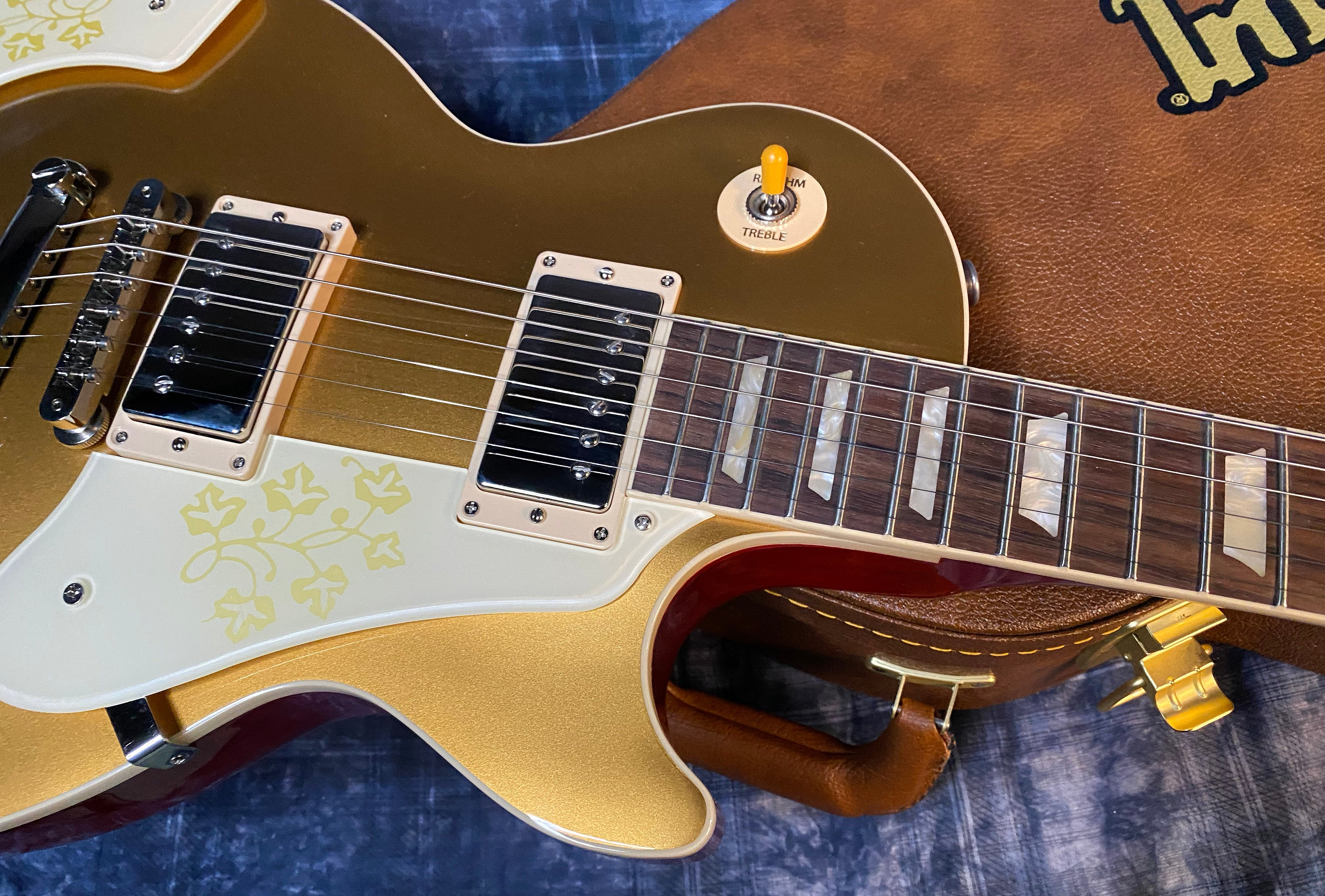 NEW ! 2024 Gibson Mary Ford Les Paul Standard- Gold Top Cherry Back - Authorized Dealer - 9.2lbs - G04166