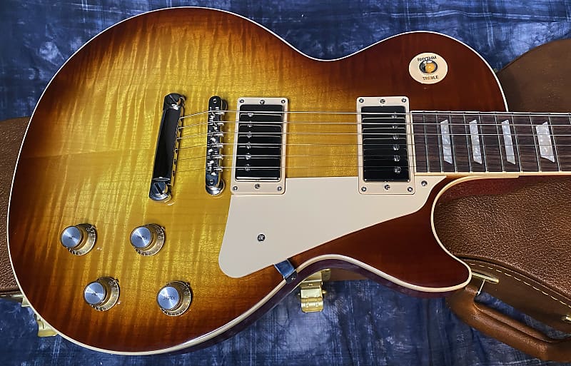 NEW! 2024 Gibson Les Paul 60's Standard Iced Tea - Authorized Dealer - Great Flame Maple Top - 9.6 lbs - G04133